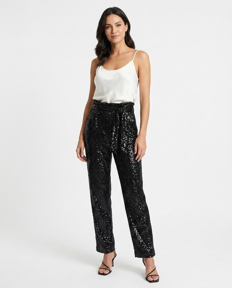 Cloppenburg Mode - Zemor | Paillettenbesetzte Hochgeschnittene Hose Damen