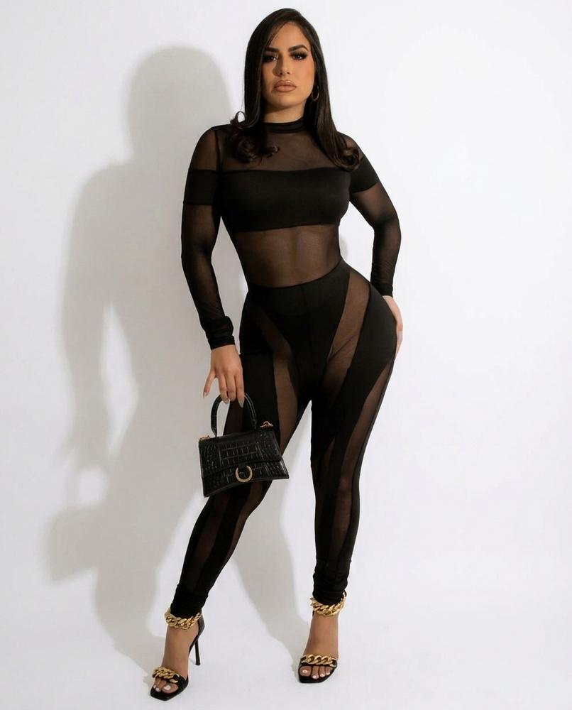 Cloppenburg Mode - Arlen | Figurbetonter Teiltransparenter Anzug Damen
