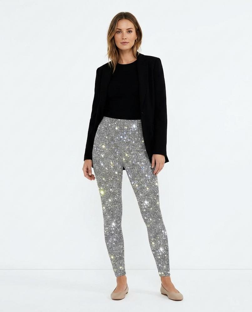 Cloppenburg Mode - Vedan | Enganliegend Glitzernd Hose Damen