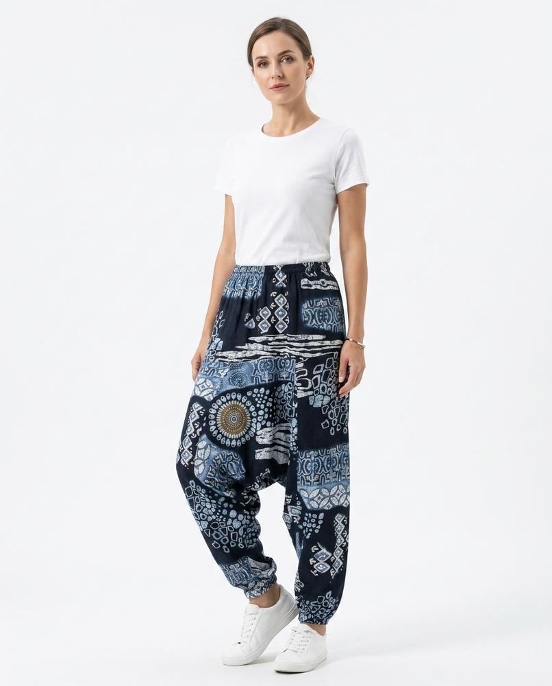 Cloppenburg Mode - Armin | Gemusterte Weit Geschnittene Hose Unisex