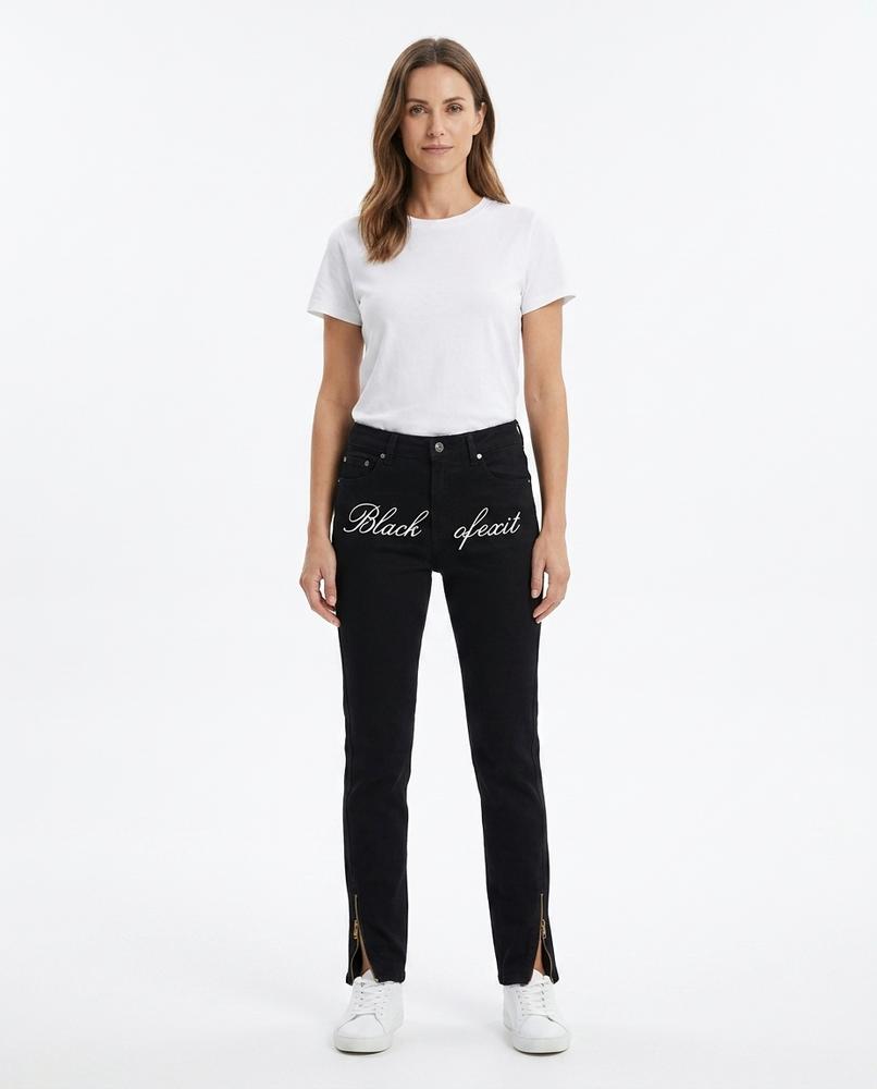 Cloppenburg Mode - Roran | Bestickt Schmal Geschnittene Hose Unisex