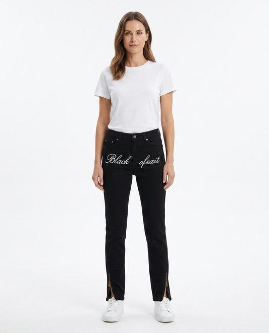 Cloppenburg Mode - Roran | Bestickt Schmal Geschnittene Hose Unisex