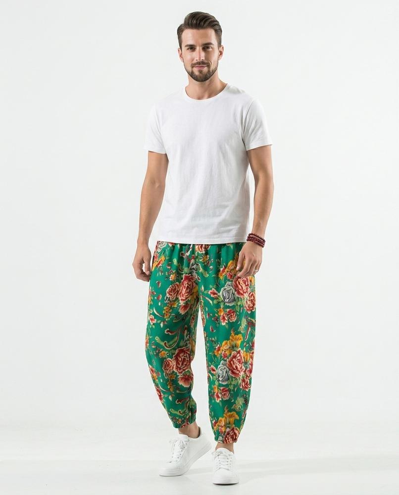 Cloppenburg Mode - Milan | Geblümte Locker Geschnittene Hose Unisex