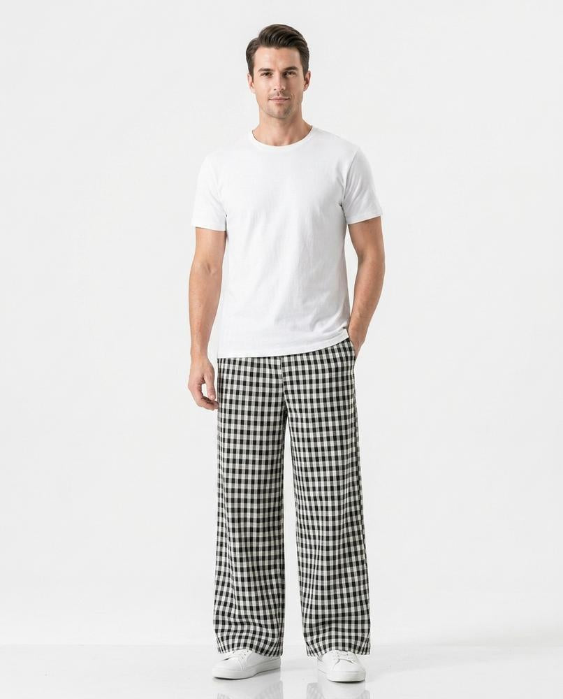 Cloppenburg Mode - Noven | Karierte Weit Geschnittene Hose Unisex