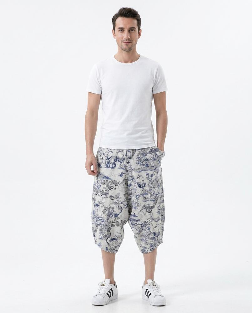 Cloppenburg Mode - Ellin | Gemusterte Weit Geschnittene Hose Herren