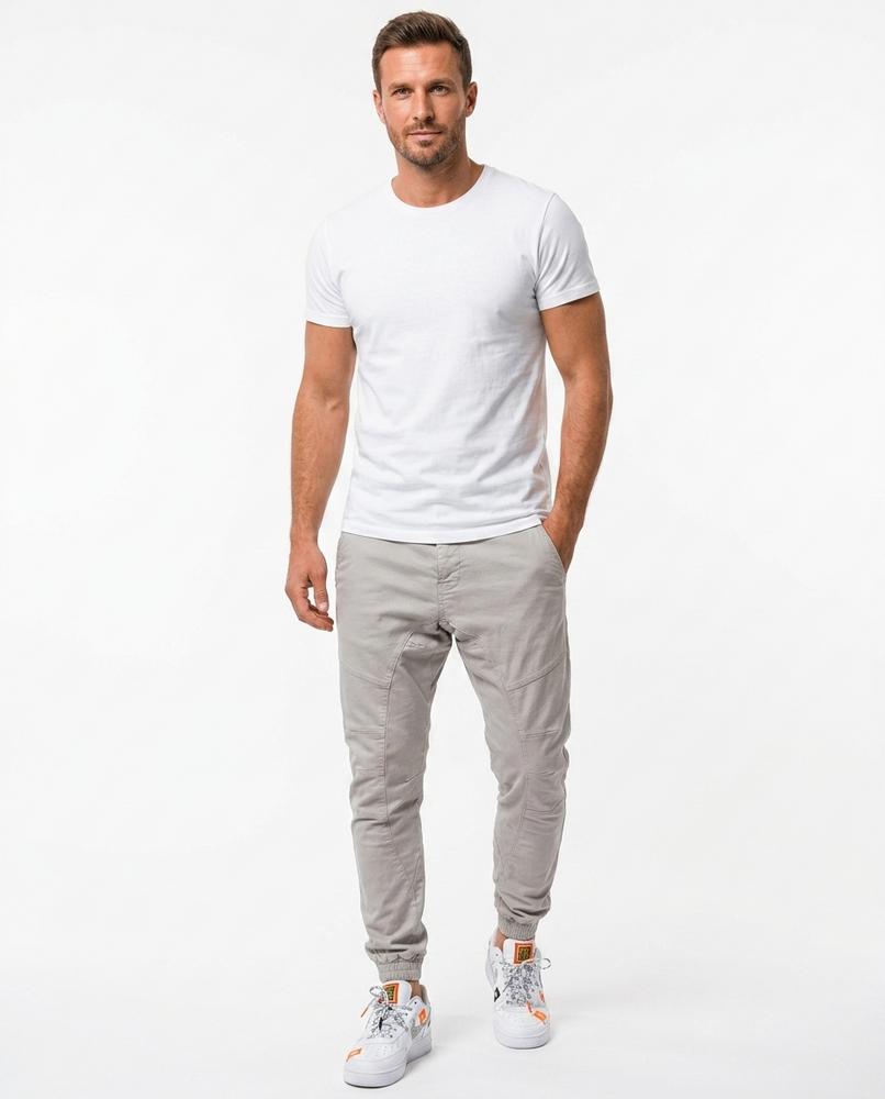 Cloppenburg Mode - Samel | Schmal Geschnittene Geraffte Hose Herren