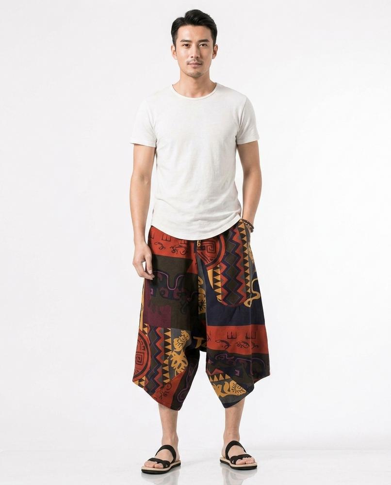 Cloppenburg Mode - Lydan | Gemustert Wadenlang Hose Herren
