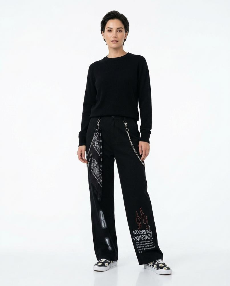Cloppenburg Mode - Nimon | Weit Geschnittene Bedruckte Hose Unisex