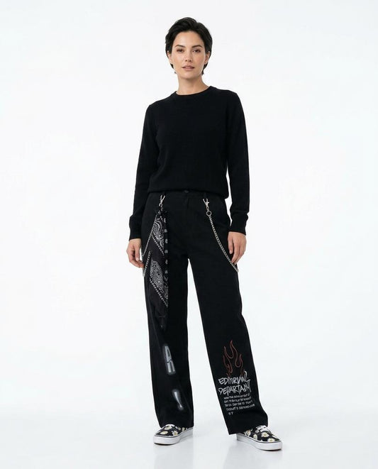 Cloppenburg Mode - Nimon | Weit Geschnittene Bedruckte Hose Unisex