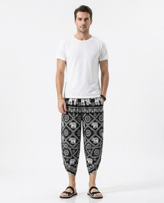 Cloppenburg Mode - Cadar | Gemusterte Gecroppte Hose Unisex