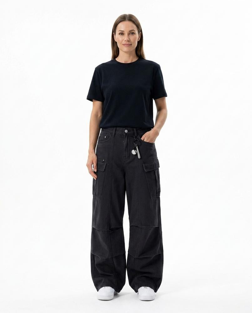 Cloppenburg Mode - Nisin | Weit Geschnittene Abgesteppte Hose Unisex