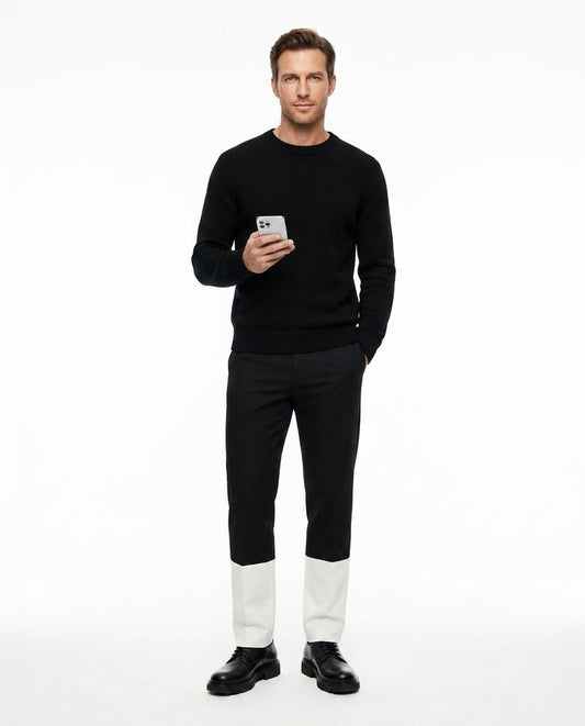 Cloppenburg Mode - Lyram | Gerade Geschnittene Farbblock Hose Unisex