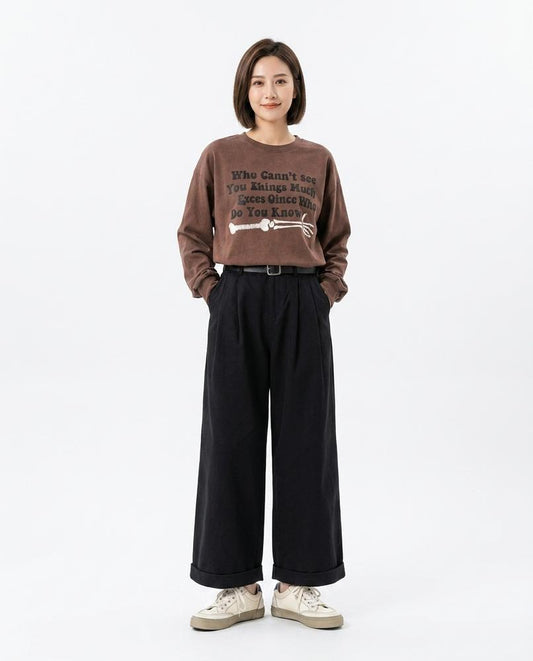 Cloppenburg Mode - Coral | Weite Bundfalten Hose Unisex
