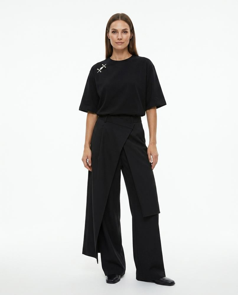 Cloppenburg Mode - Nilor | Asymmetrische Weit Geschnittene Hose Unisex