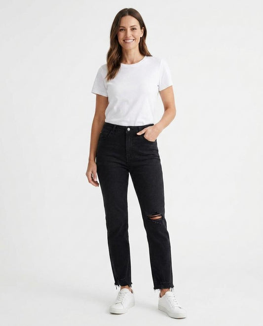 Cloppenburg Mode - Kahal | Gerade Geschnittene Zerstörte Hose Damen