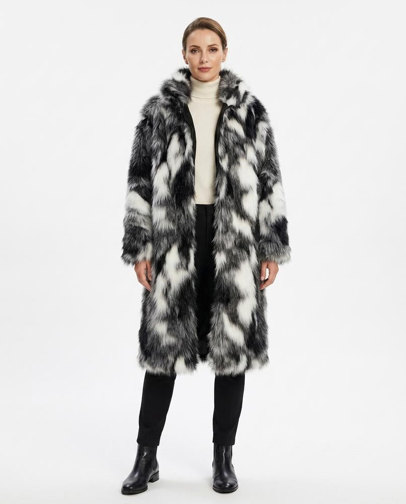 Cloppenburg Mode - Maver | Gemustert Langhaarig Mantel Herren