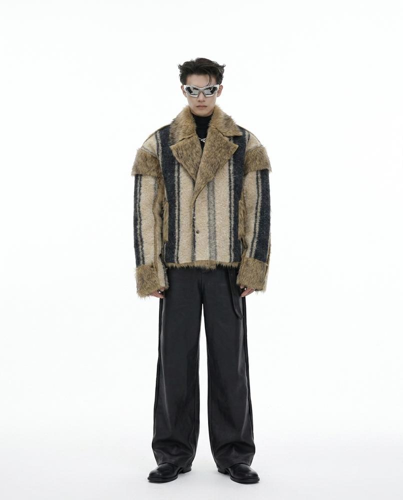 Cloppenburg Mode - Lavin | Gestreift Pelzbesetzt Jacke Herren