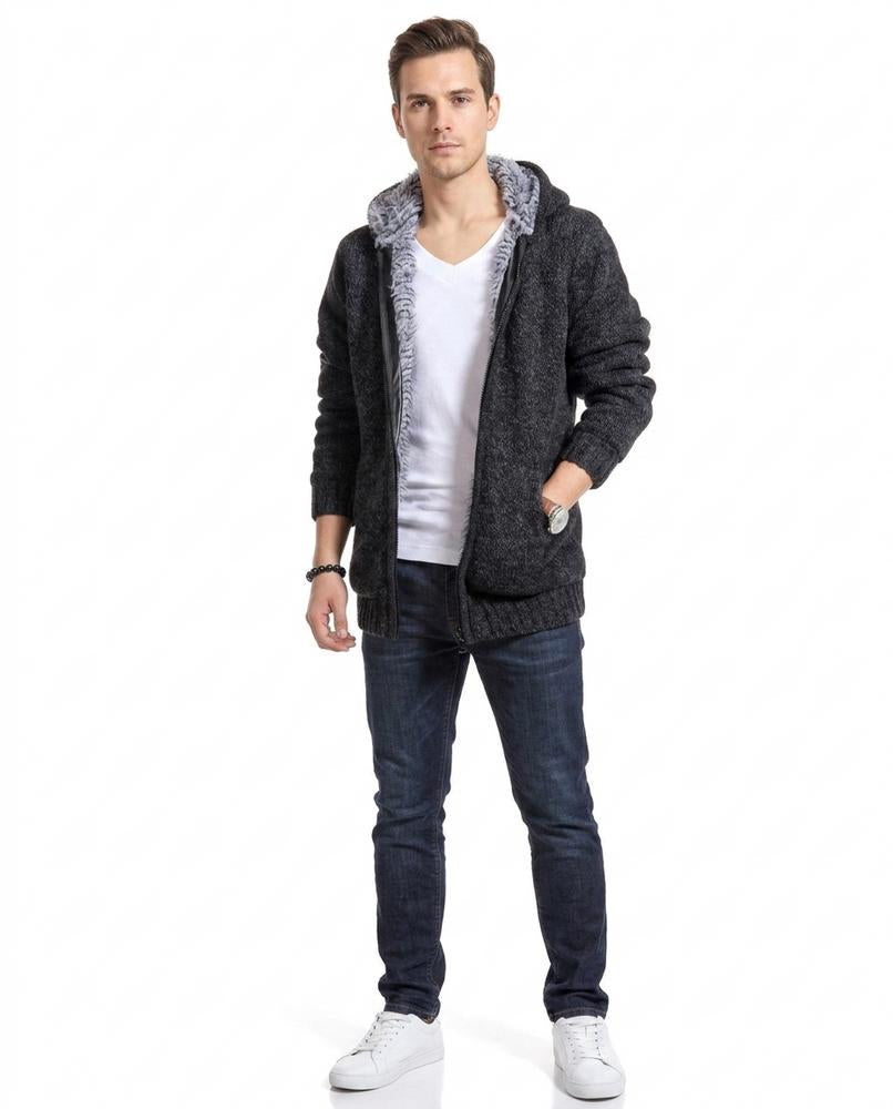 Cloppenburg Mode - Yoron | Gefüttert Grobgestrickt Strickjacke Herren