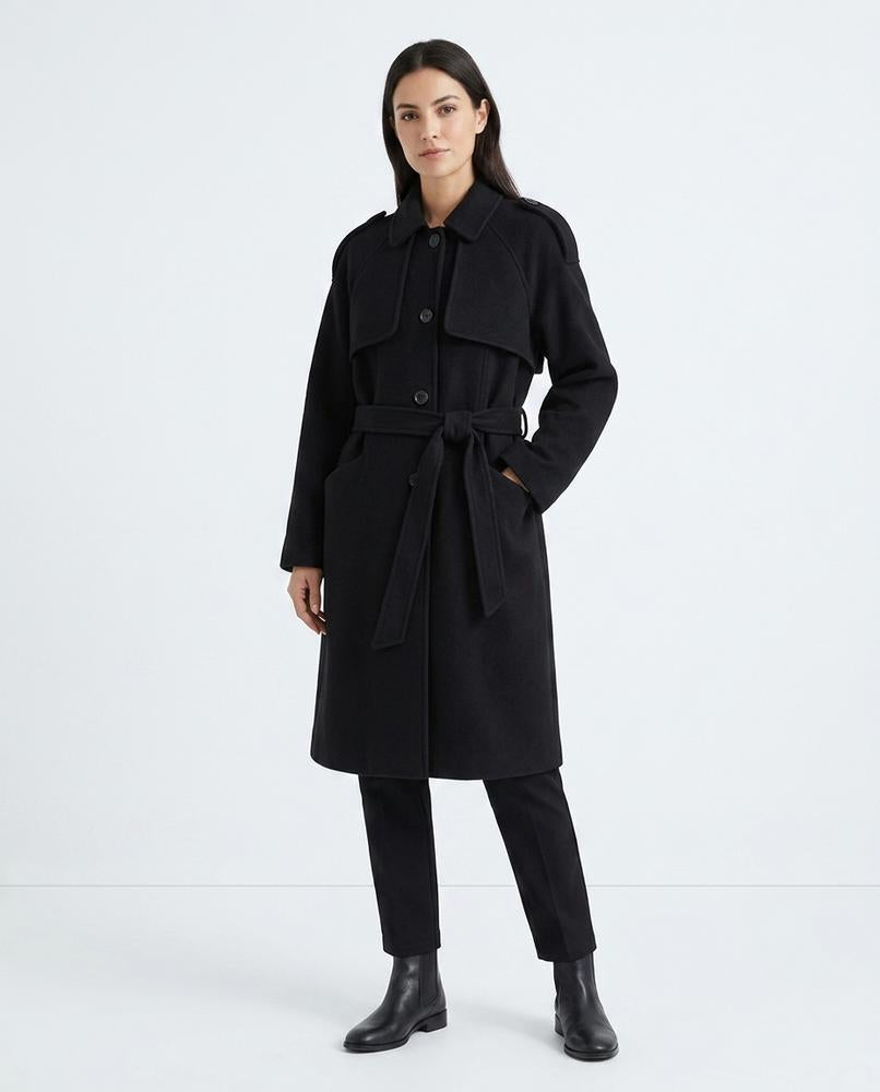 Cloppenburg Mode - Zalen | Gegürtelt Einreihig Mantel Unisex