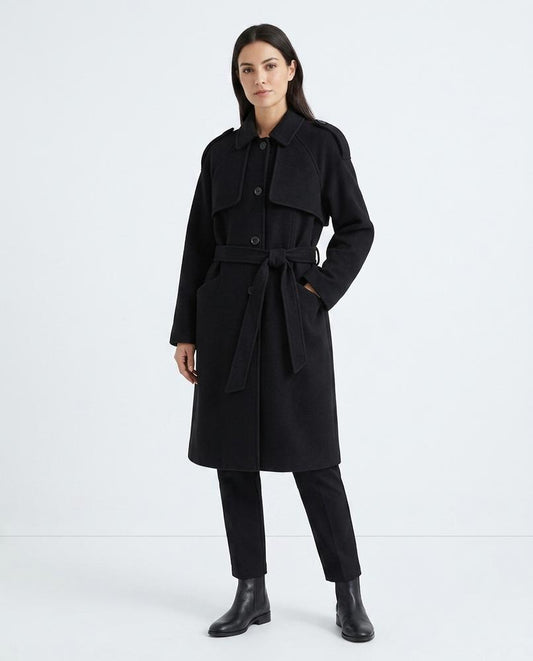 Cloppenburg Mode - Zalen | Gegürtelt Einreihig Mantel Unisex