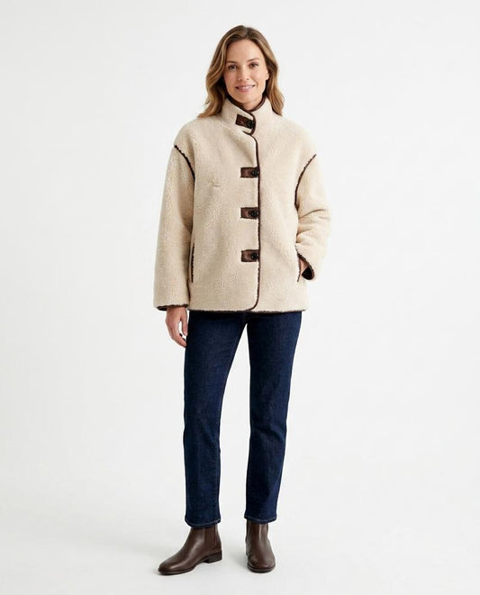Cloppenburg Mode - Nesin | Paspelierte Strukturierte Jacke Damen