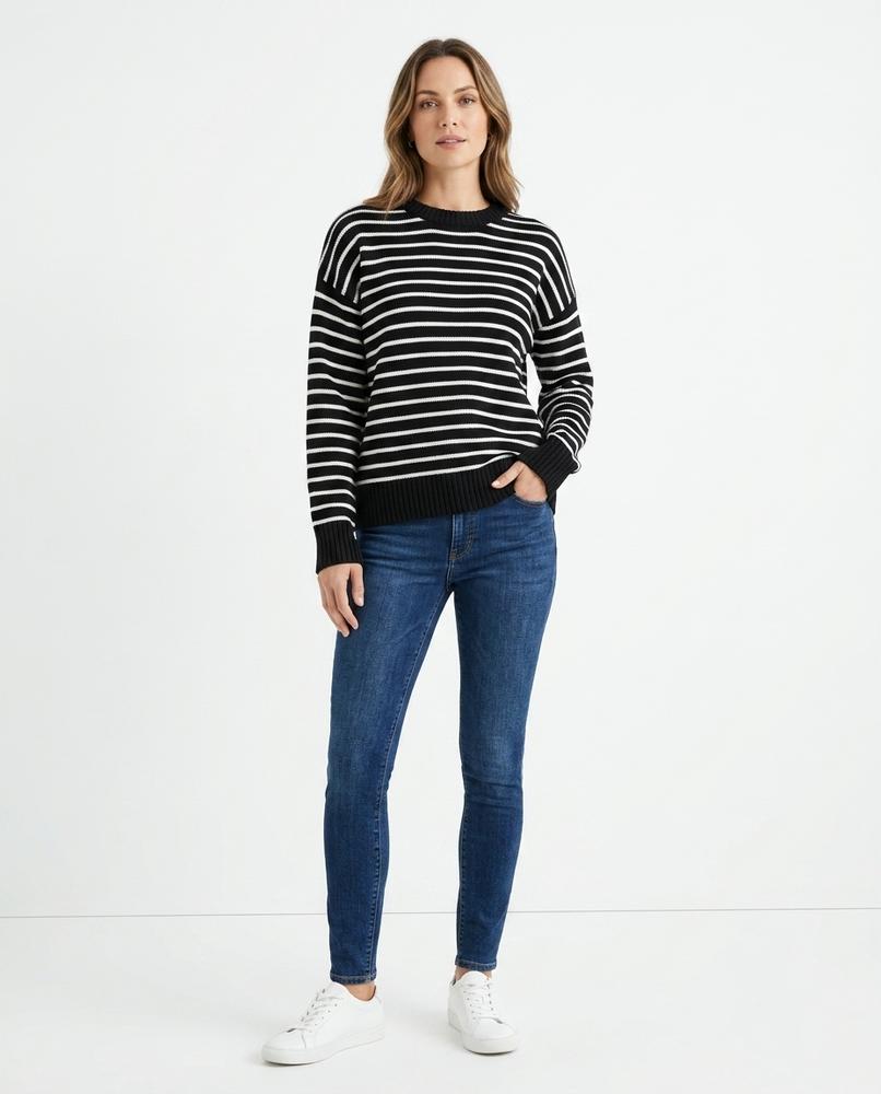 Cloppenburg Mode - Yosan | Gestreifter Langärmliger Pullover Unisex