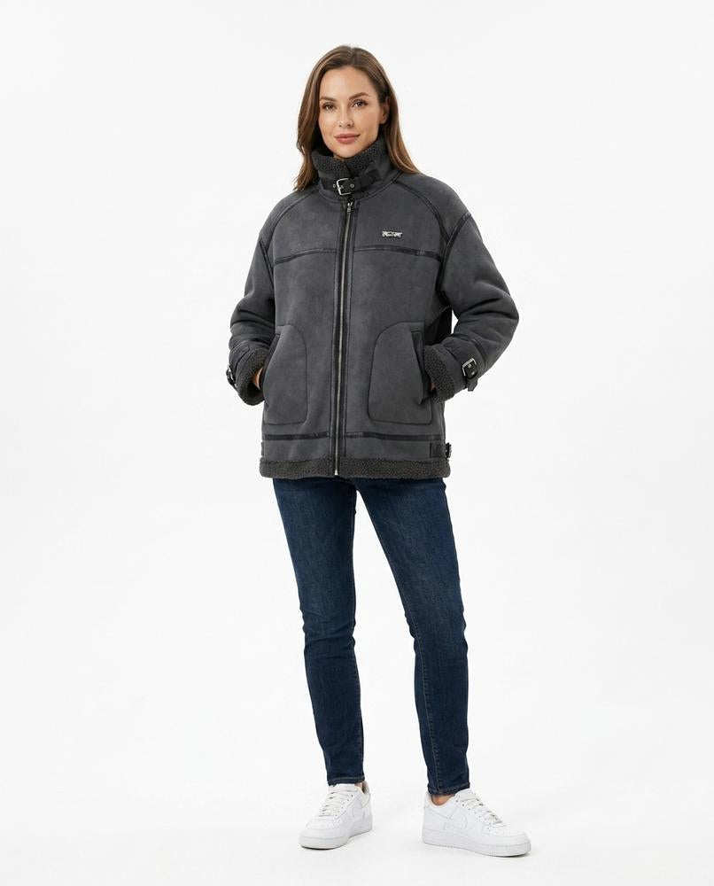 Cloppenburg Mode - Lelom | Gefütterte Velourartige Jacke Unisex