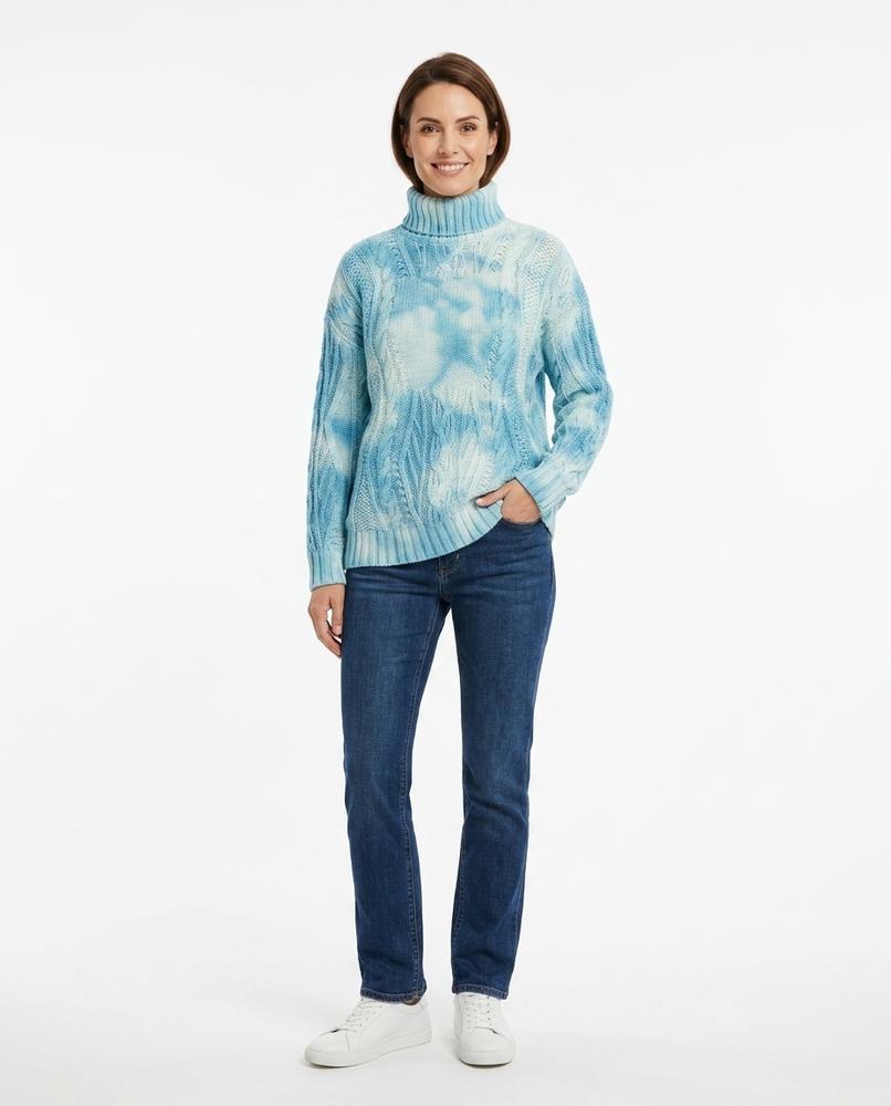 Cloppenburg Mode - Raken | Zopfgestrickter Batikierter Rollkragenpullover Unisex
