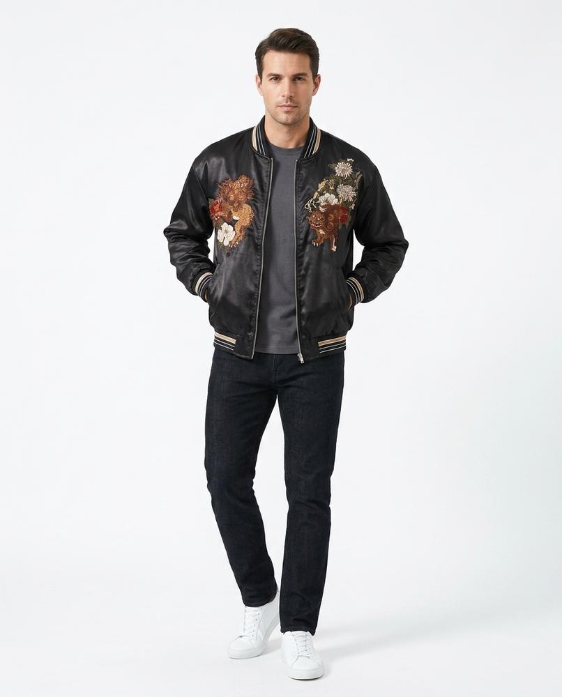 Cloppenburg Mode - Rital | Bestickt Glänzend Jacke Unisex