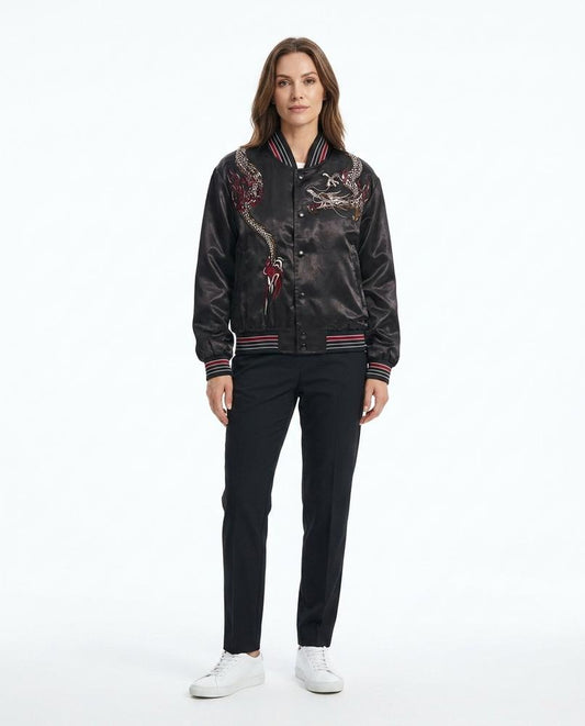 Cloppenburg Mode - Lyren | Bestickte Glänzende Jacke Unisex