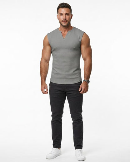 Cloppenburg Mode - Nilom | Strukturiert Ärmellos Shirt Herren