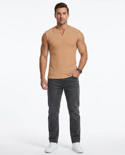 Cloppenburg Mode - Nilom | Strukturiert Ärmellos Shirt Herren