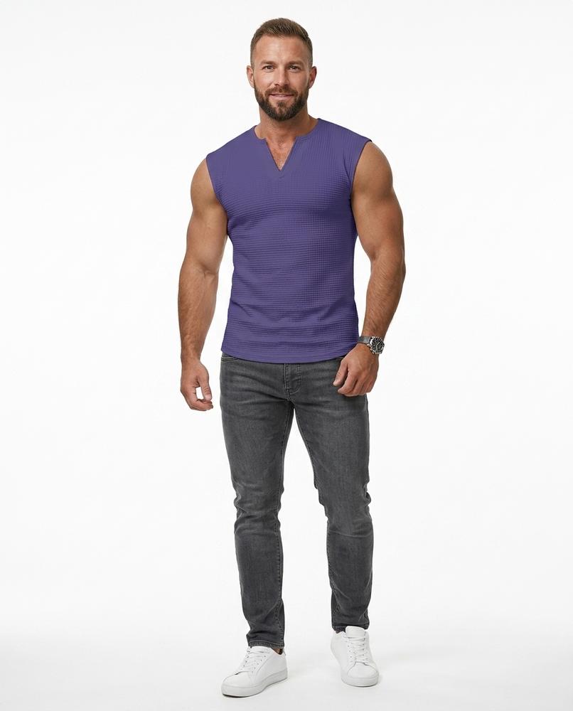 Cloppenburg Mode - Nilom | Strukturiert Ärmellos Shirt Herren