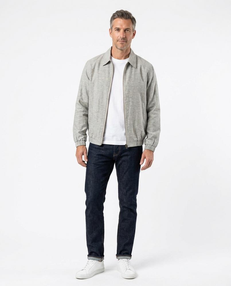 Cloppenburg Mode - Zemir | Reißverschluss Leinenoptik Jacke Herren