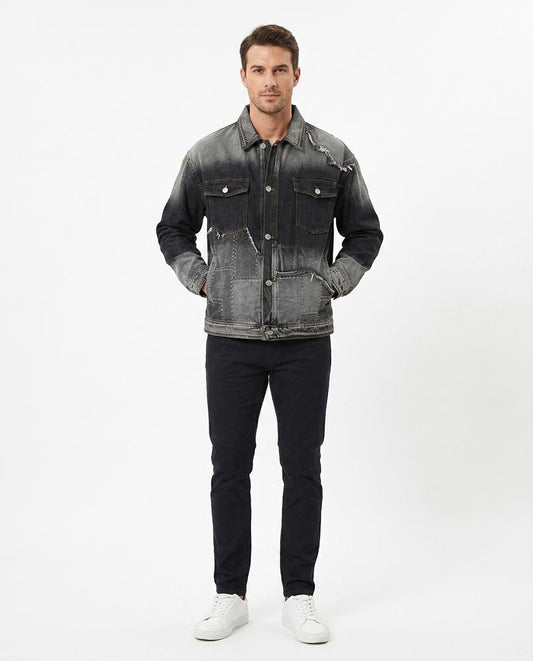 Cloppenburg Mode - Vulun | Verwaschen Gepatcht Jacke Unisex