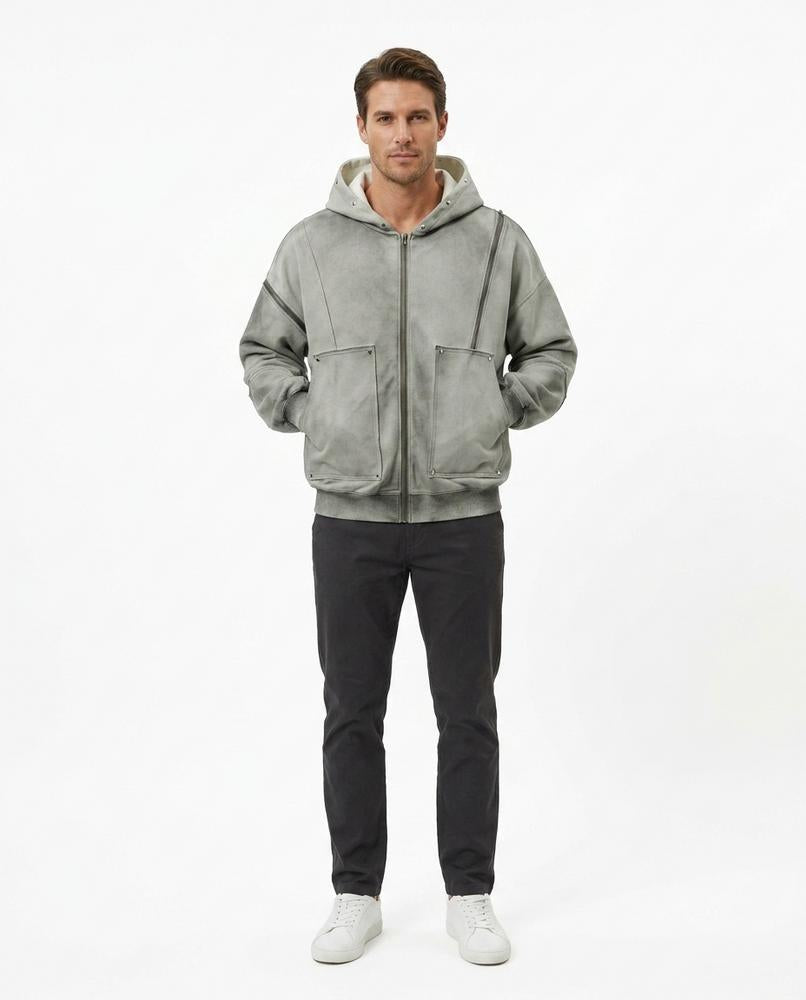 Cloppenburg Mode - Medur | Nietenbesetzt Gewaschen Hoodie Unisex