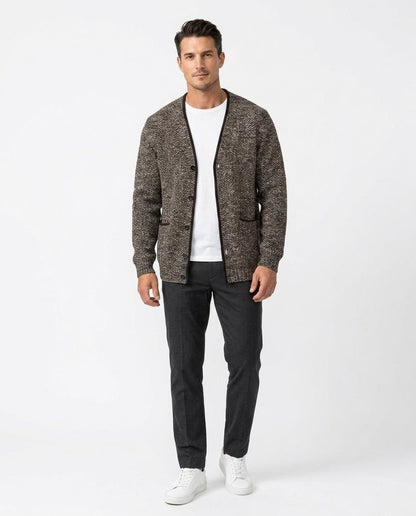 Cloppenburg Mode - Lotur | Meliert Strukturiert Cardigan Herren