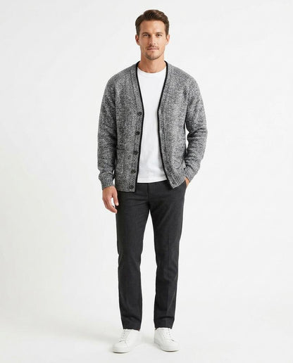Cloppenburg Mode - Lotur | Meliert Strukturiert Cardigan Herren