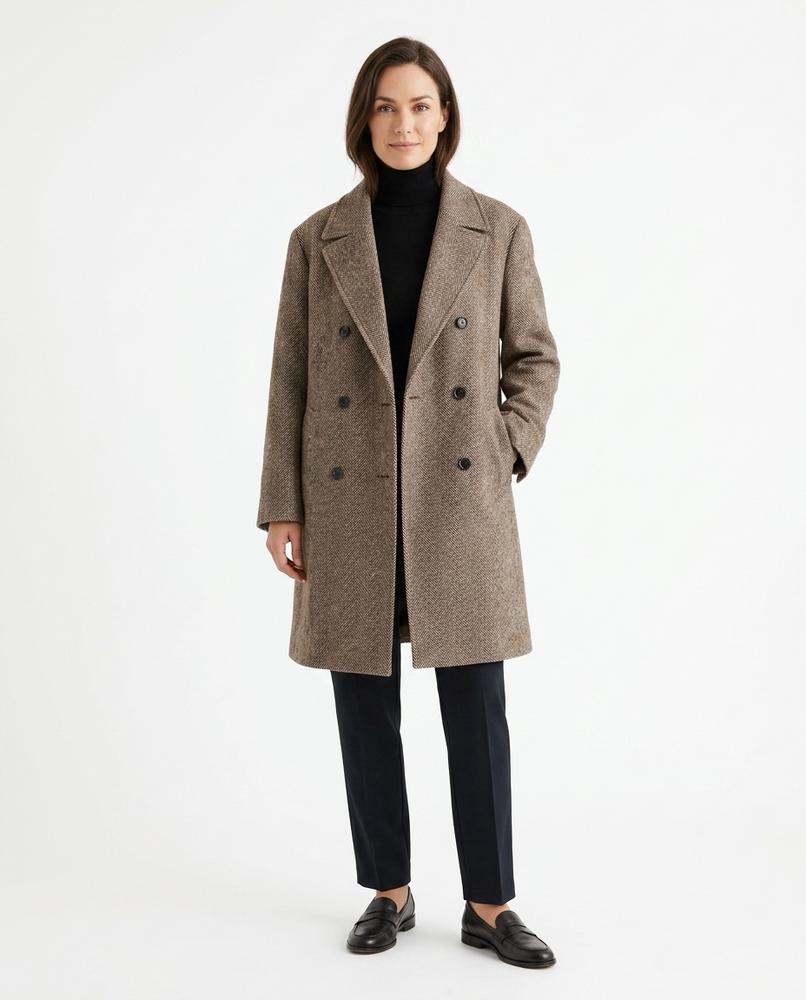 Cloppenburg Mode - Kodet | Zweireihiger Strukturierter Mantel Unisex