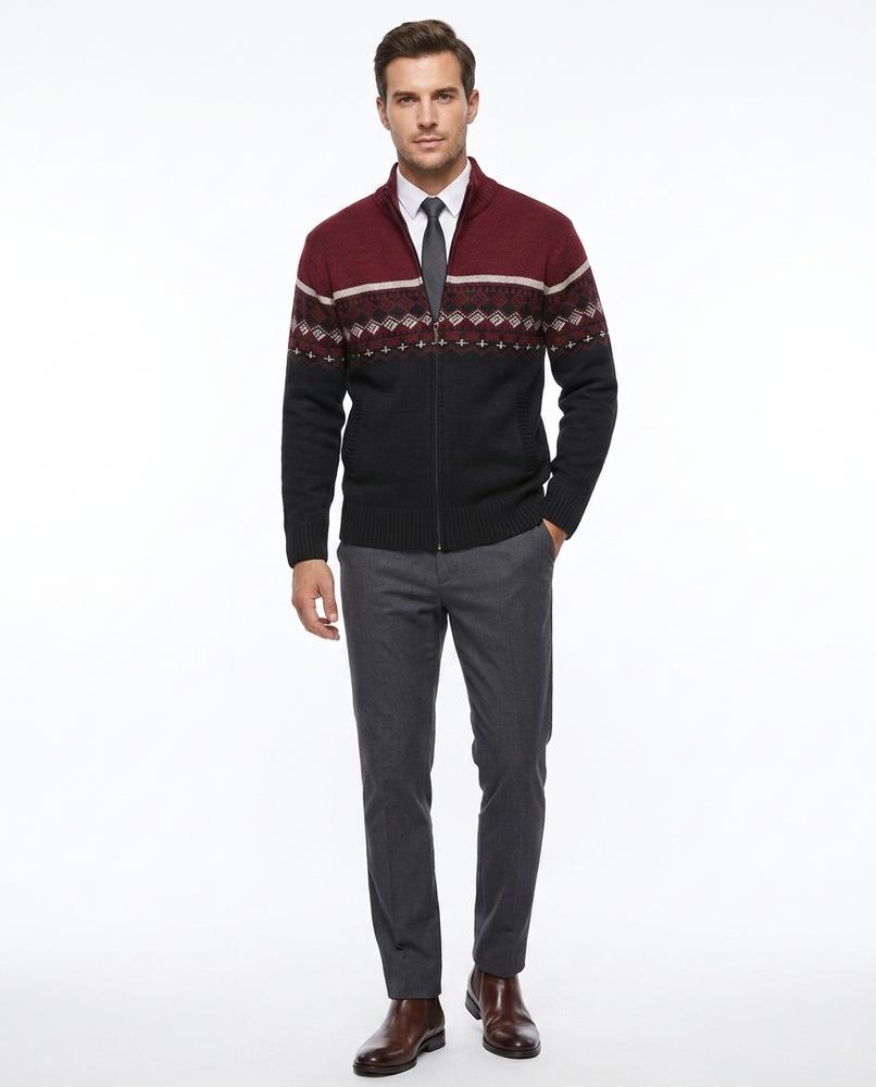 Cloppenburg Mode - Dafut | Gemustert Meliert Strickjacke Herren