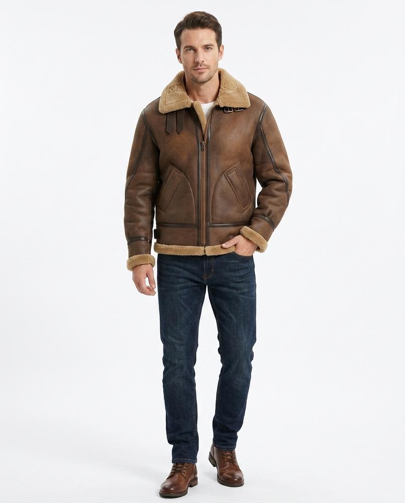 Cloppenburg Mode - Dapit | Gefütterte Lederimitat Jacke Herren