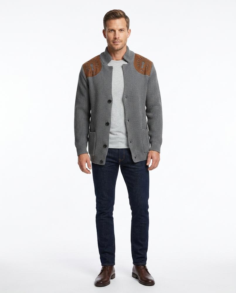 Cloppenburg Mode - Cikot | Strukturiert Geknöpft Cardigan Herren