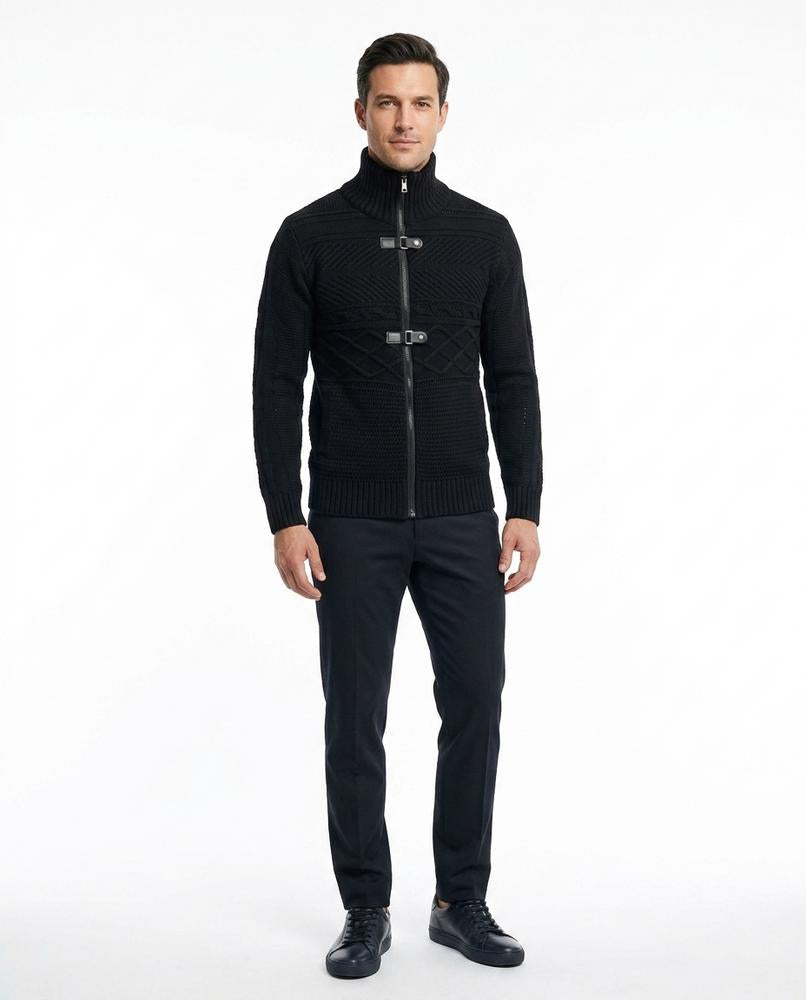 Cloppenburg Mode - Yefim | Strukturiert Hochgeschlossen Strickjacke Herren