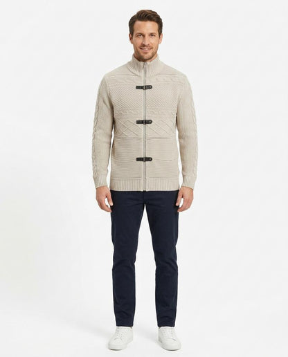Cloppenburg Mode - Yefim | Strukturiert Hochgeschlossen Strickjacke Herren