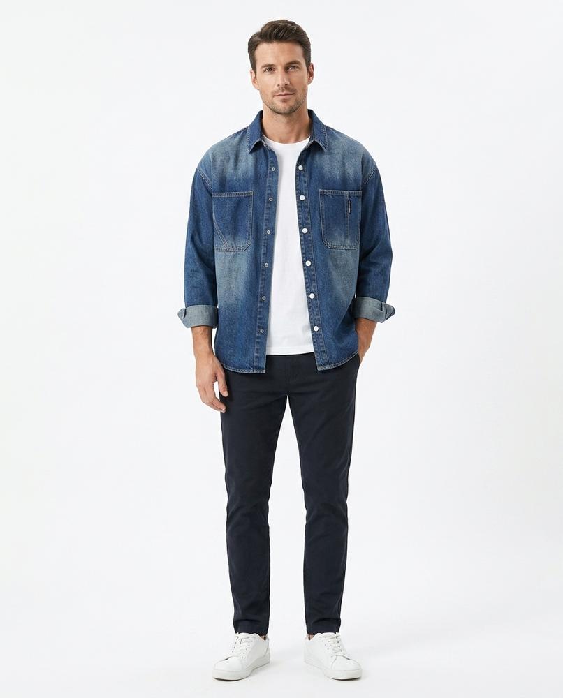 Cloppenburg Mode - Surak | Gewaschenes Denim Hemd Herren