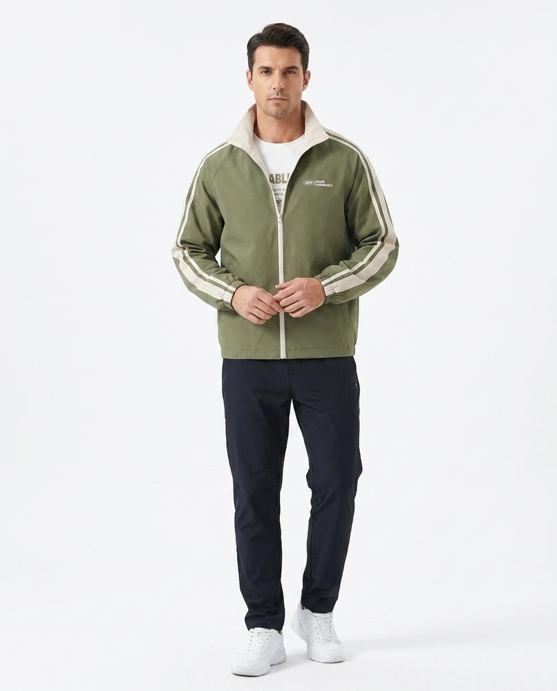 Cloppenburg Mode - Vuren | Gestreift Gefüttert Jacke Unisex
