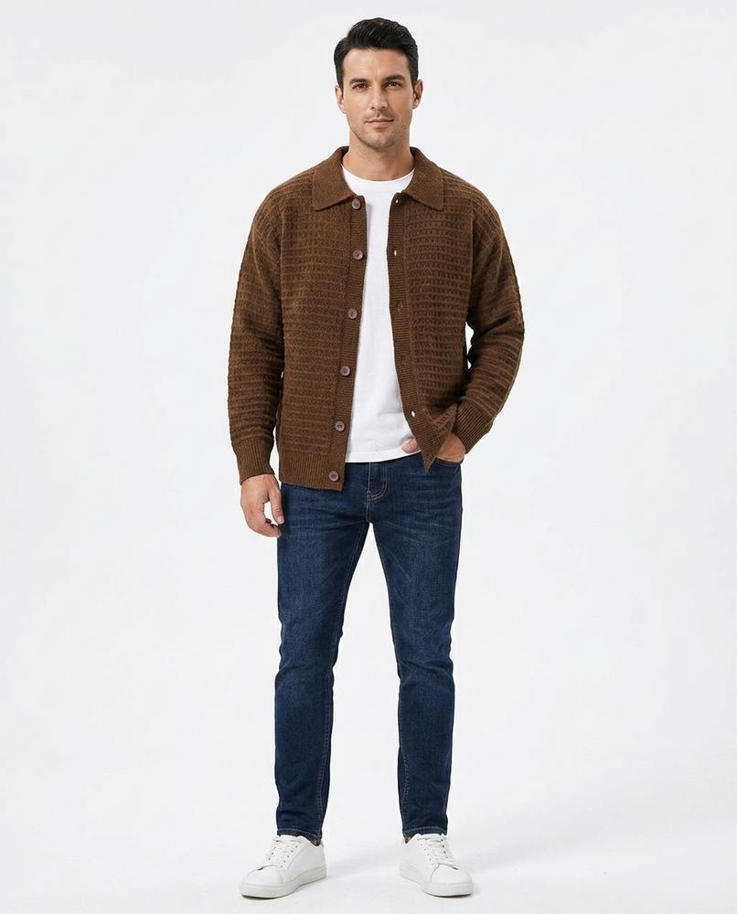 Cloppenburg Mode - Dasal | Strukturiert Geknöpft Cardigan Herren