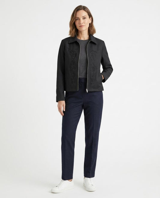 Cloppenburg Mode - Mehen | Bestickte Kurzgeschnittene Jacke Unisex