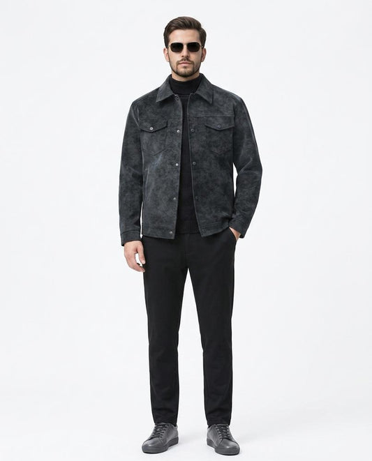 Cloppenburg Mode - Eedan | Geknöpfte Melange Jacke Herren