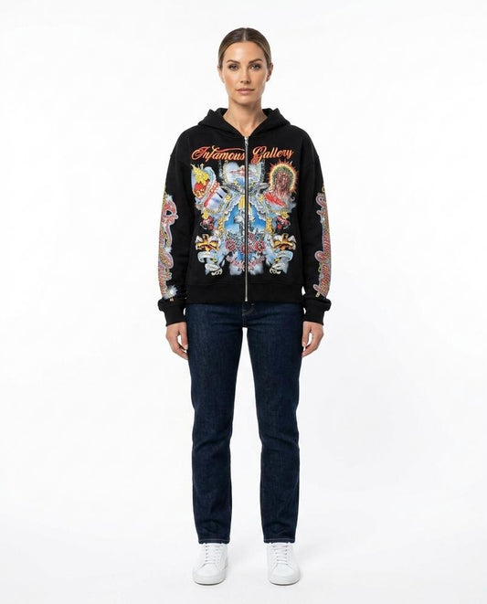 Cloppenburg Mode - Mefiv | Bedruckter Langärmliger Hoodie Unisex